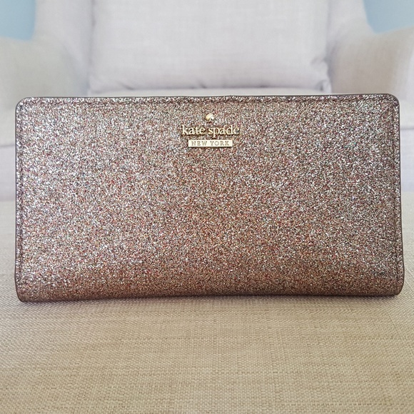 kate spade Handbags - Kate Spade Burgess Court Stacy Glitter Wallet